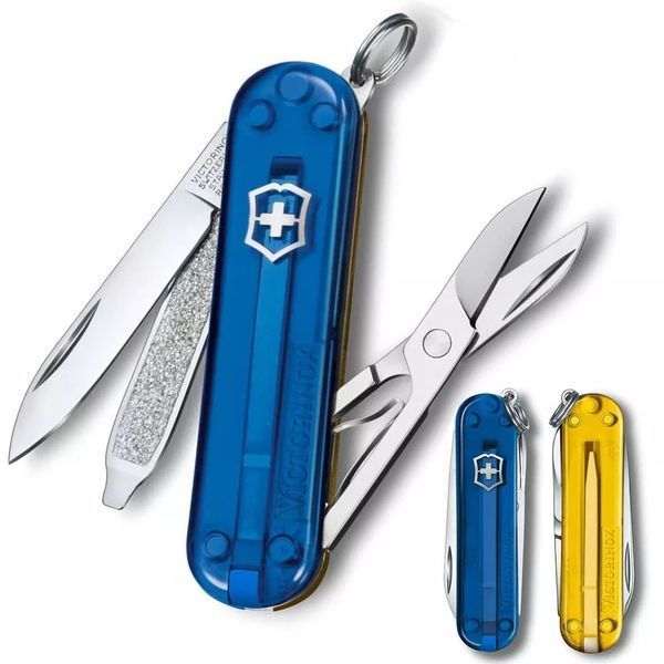 Швейцарський ніж Victorinox Classic SD Ukraine Синьо-жовтий (0.6223.T2G.T81) V77552892 фото