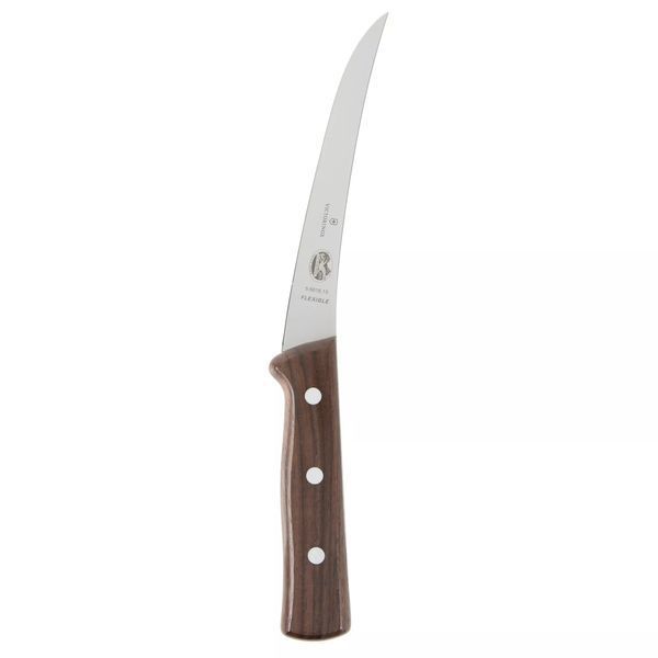 Нож кухонный обвалочный Узкий гибкий изогнутый Victorinox Boning Knife Wood 150 мм (5.6616.15) V77552237 фото