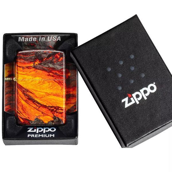 Запальничка бензинова Zippo Lava Flow Design (48622) V77550516 фото