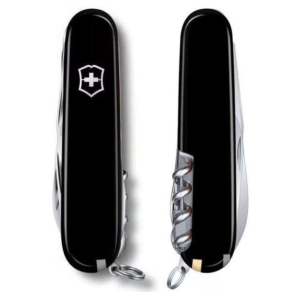 Швейцарский нож Victorinox Huntsman 91 мм 18 функций Черный (1.3715.3) V77552783 фото