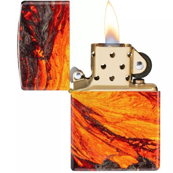 Запальничка бензинова Zippo Lava Flow Design (48622) V77550516 фото