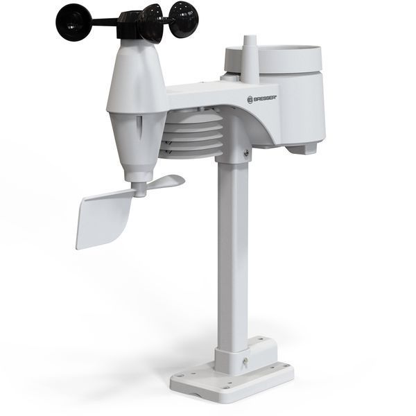 Метеостанція Bresser Weather Center 5-in-1 Wi-Fi Profi Sensor Color White 7002581 фото
