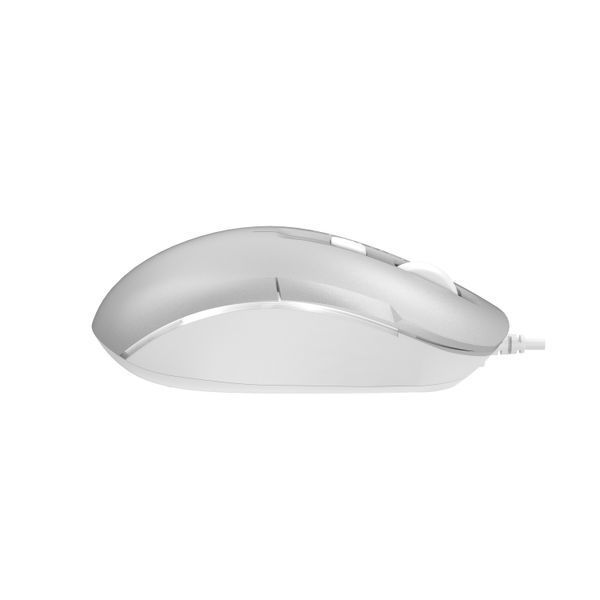 Мышь A4Tech Fstyler FM26S (Icy White), USB, цвет серый+белый FM26S (Icy White) 1606352 фото