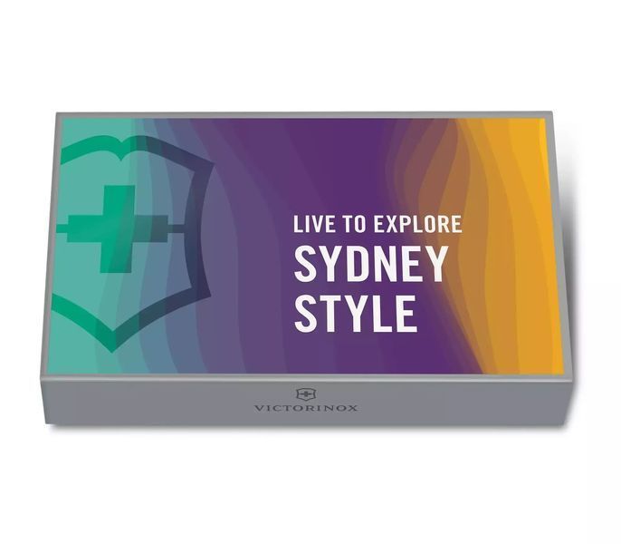 Швейцарський ніж Victorinox Companion Sydney Style, Зелений/Фіолетовий/Жовтий 1.3909.E222 V77554203 фото