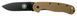 Нож Esee Knives Avispa Black Blade D2 Nylon Coyote Brown BRK1302CBB 14810031 фото 1
