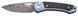 Ніж Lionsteel Twain Damascus Titanium Carbon Fiber BlueTW D BL 392198 фото 1