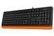 Клавіатура A4Tech Fstyler FK10 (Orange) , USB, чорний+ помаранчевий FK10 (Orange) 1604050 фото 4