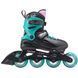 Rollerblade роликові ковзани Fury black-sea green 33-38 29308 фото 2