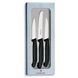 Набір кухонних овочевих ножів Victorinox Swiss Classic Paring Set 3 шт Чорний (6.7113.3G) V77551918 фото 1