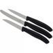 Набір кухонних овочевих ножів Victorinox Swiss Classic Paring Set 3 шт Чорний (6.7113.3G) V77551918 фото 2
