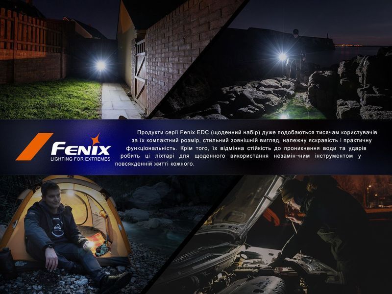 Фонарь наключительный Fenix ​​E03R V2.0, Серый 93798 фото