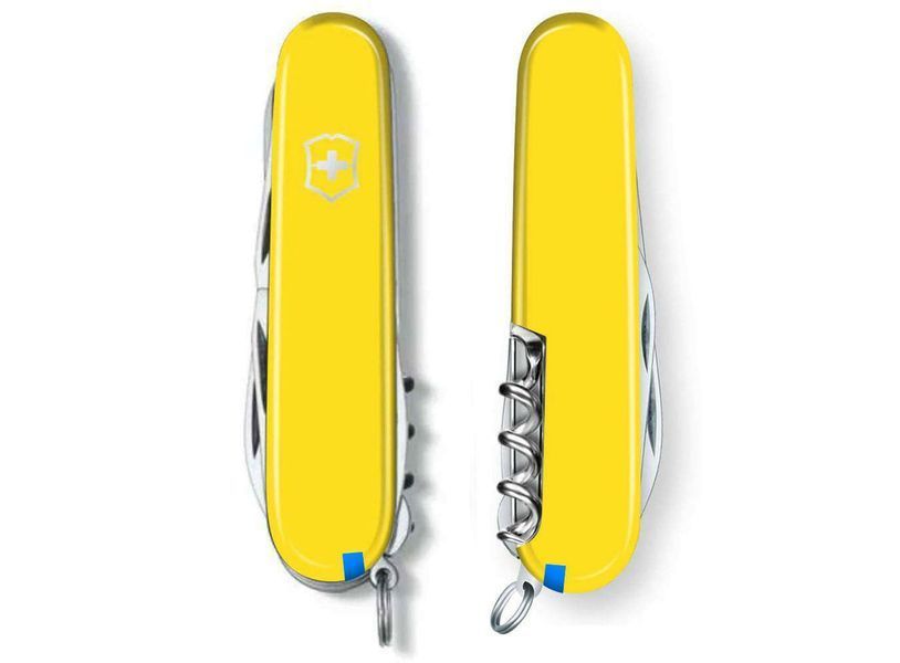 Швейцарский нож Victorinox Climber 91 мм 14 функций Желтый (1.3703.8) V77552755 фото