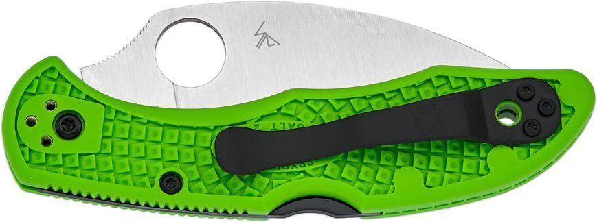Нож Spyderco Salt 2 Wharncliffe LC200N green Cеррейтор C88FSWCGR2 871468 фото