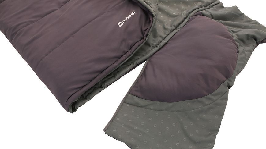 Спальний мішок Outwell Contour Reversible/+2&deg;C Dark Purple Right (230372) 928753 фото