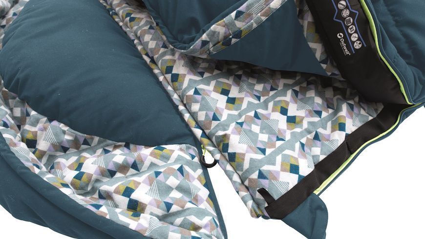 Спальный мешок Outwell Camper/0&deg;C Blue Right (230351) 929228 фото