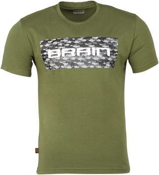 Футболка Brain 2022 XL Khaki 18585370 фото