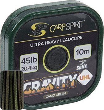 Лідкор Carp Spirit GRAVITY UHL - ULTRA HEAVY LEAD CORE 10 м, '20,4 кг /45LB/CAMO GREEN Y33441188 фото