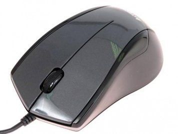 Миша A4Tech N-400-1 V-Track USB, ciра N-400-1 (Glossy Grey) 0202462 фото