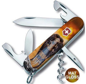 Швейцарський ніж Victorinox Swiss Army Spartan Zodiac Королівська кобра 1.3603_Z4230pk 4009109 фото