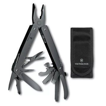 Мультитул Victorinox SwissTool MXBS 3.0326.M3N розкриття леза однією рукою, 26 функцій, Чорний V77554233 фото
