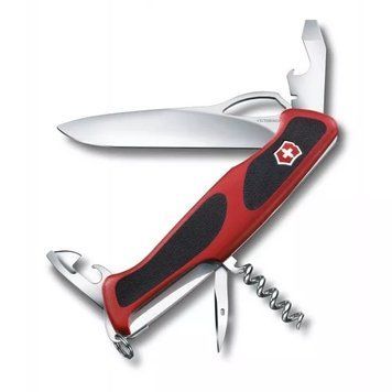 Швейцарський ніж Victorinox RangerGrip 61 Червоно-чорний (0.9553.MC) V77553713 фото