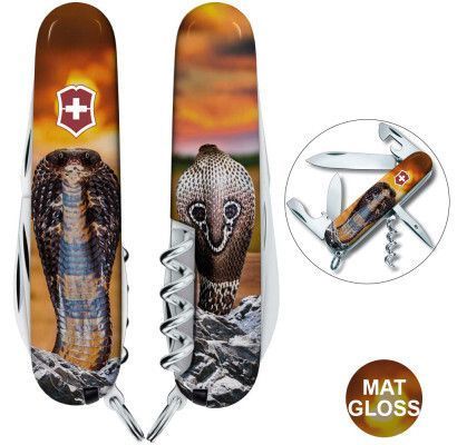 Швейцарський ніж Victorinox Swiss Army Spartan Zodiac Королівська кобра 1.3603_Z4230pk 4009109 фото