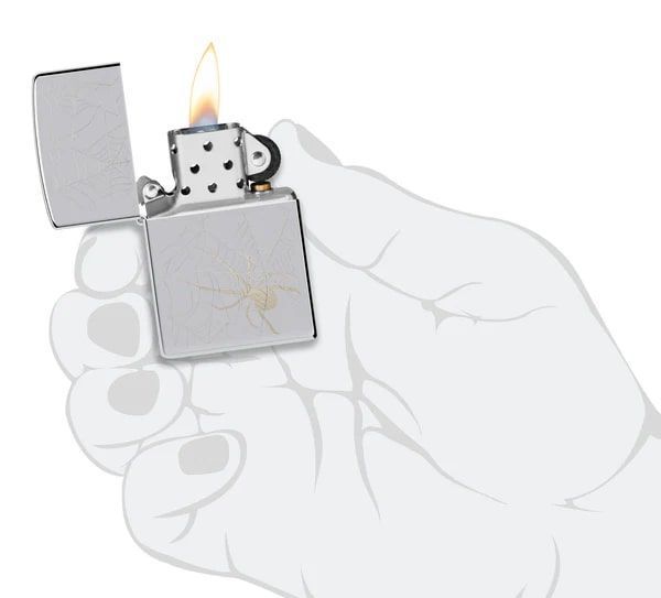 Запальничка Zippo 250 Spider And Web Design 48767 V77553924 фото