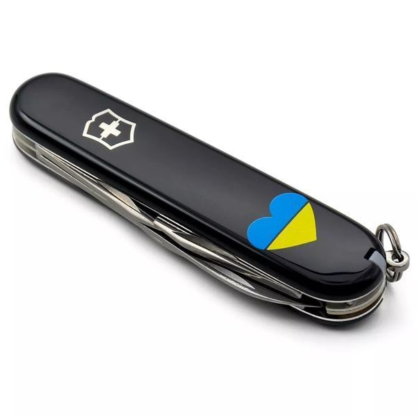 Швейцарський ніж Victorinox Spartan Ukraine 91 мм Серце синьо-жовте (1.3603.3_T1090u) V77553035 фото