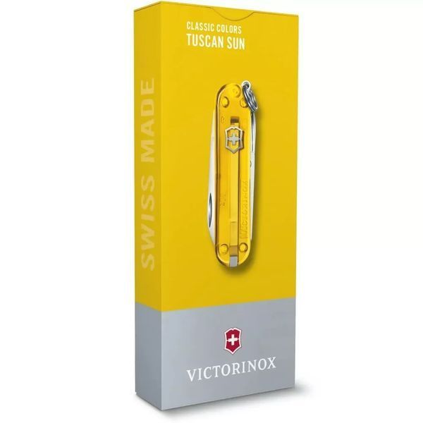 Швейцарський ніж Victorinox Classic SD Ukraine Жовто-синій (0.6223.T81G.T2) V77552891 фото