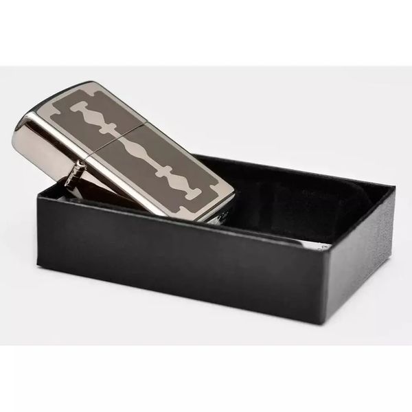 Зажигалка Zippo Razor Blade Lighter Лезвие бритвы, зеркальный хром 28137 V77553996 фото