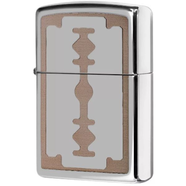 Зажигалка Zippo Razor Blade Lighter Лезвие бритвы, зеркальный хром 28137 V77553996 фото