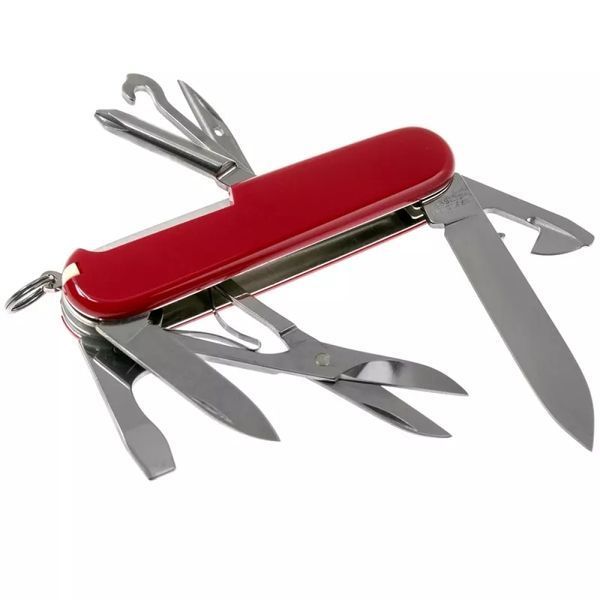 Швейцарский нож Victorinox Super Tinker 91 мм 14 функций Красный в блистере (1.4703.B1) V77553491 фото