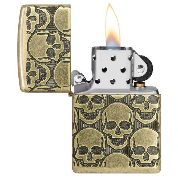 Зажигалка Zippo 46302 Armor MultiCut Photo Image 360 ​​Cackling Cranium Design 77890062 фото