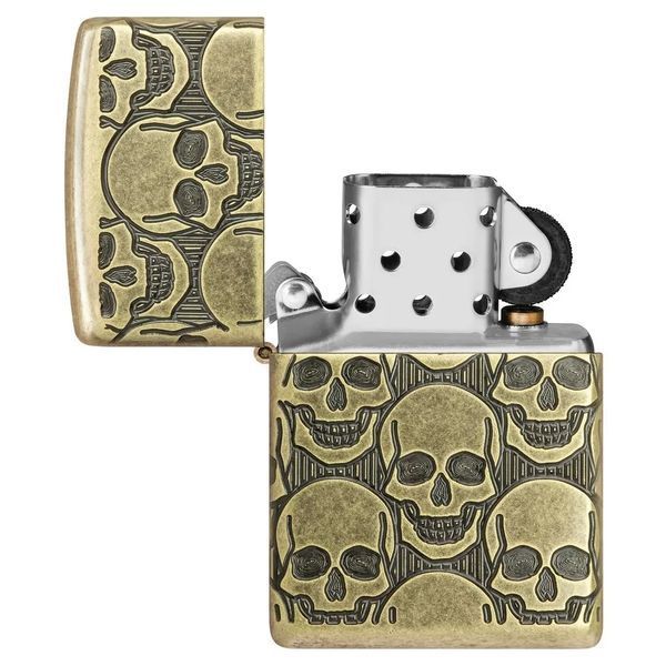 Зажигалка Zippo 46302 Armor MultiCut Photo Image 360 ​​Cackling Cranium Design 77890062 фото