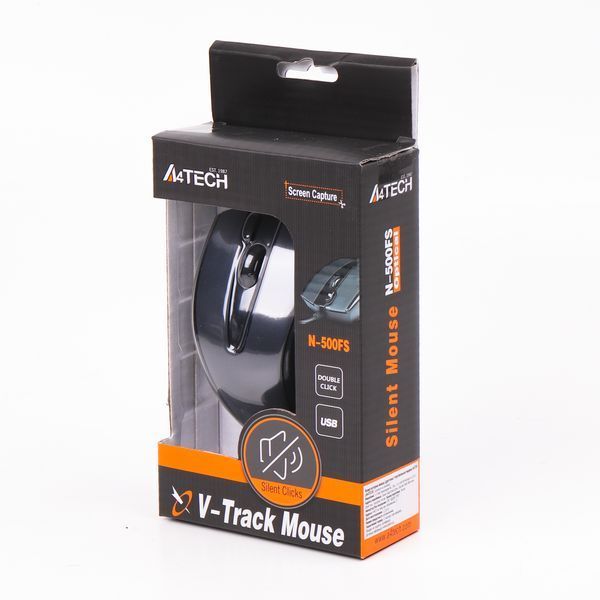 Миша A4Tech N-500FS USB, ciра, безшумні перемикачі N-500FS 1603828 фото