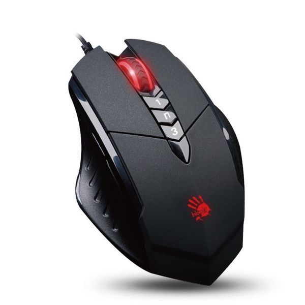 Мышь игровая A4-Tech Bloody V7MA, черная, с подсветкой, USB V7MA Bloody (Black) 1605779 фото