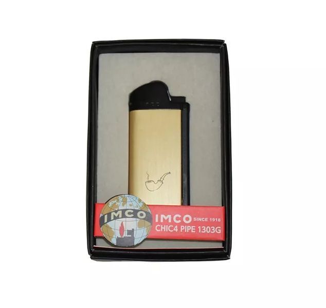 Зажигалка IMCO Chic 4 Pipe Flint gold (IM1800001) V77550616 фото