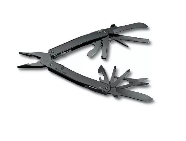 Мультитул Victorinox SwissTool MXBS 3.0326.M3N розкриття леза однією рукою, 26 функцій, Чорний V77554233 фото
