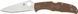 Нож Spyderco Endura 4 Flat Ground Коричневый C10FPBN 870130 фото 1
