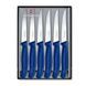 Набор кухонных ножей для стейка Victorinox Swiss Classic Steak Set 6 шт Синие (6.7232.6) V77551894 фото 1