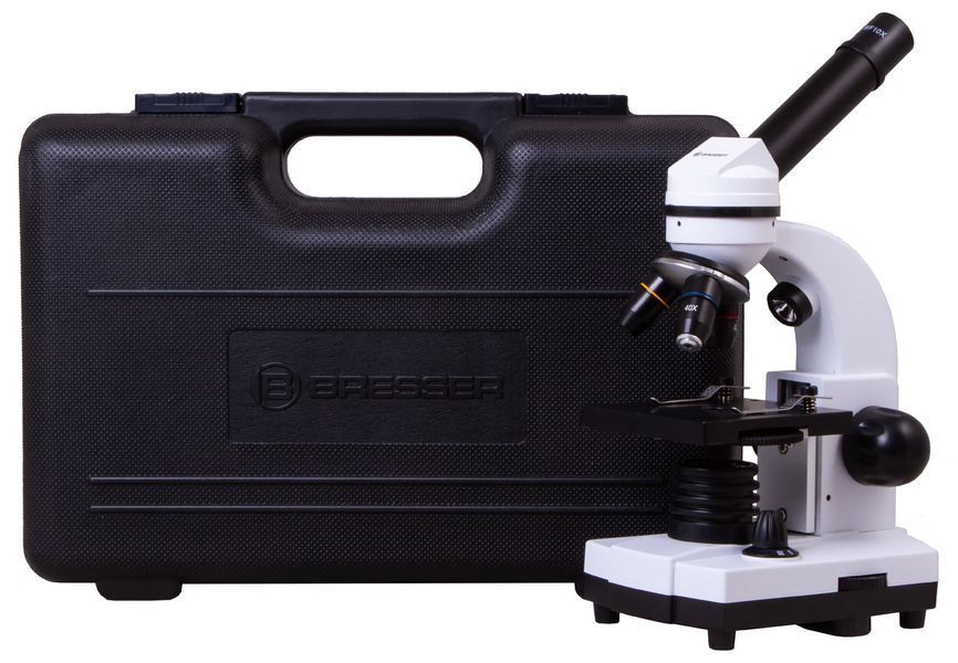 Микроскоп Bresser Junior Biolux SEL 40х&ndash;1600x White с кейсом и адаптером для смартфона 8855610GYE000 фото