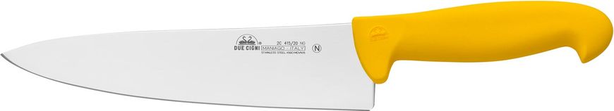 Нож кухонный Due Cigni Chef 200 мм Желтый 2C 415/20 NG 19040055 фото