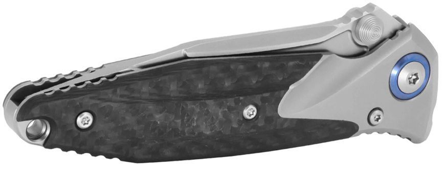 Ніж Microtech Socom Bravo Mini Drop Point Bead Blast Titanium CF 260M-7CFTI 14090386 фото