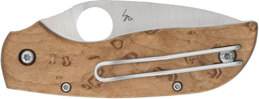 Ніж Spyderco Chaparral Slipit Birdseye Maple CTS XHP Wood C152NLWDP 871684 фото