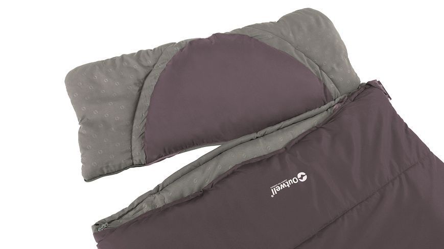 Спальний мішок Outwell Contour Reversible/+2&deg;C Dark Purple (Left) (230364) 928747 фото