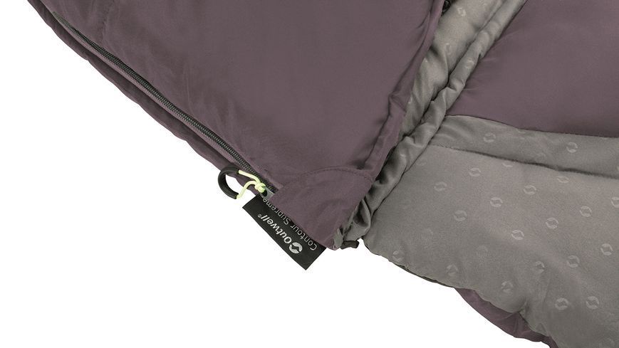 Спальний мішок Outwell Contour Reversible/+2&deg;C Dark Purple (Left) (230364) 928747 фото