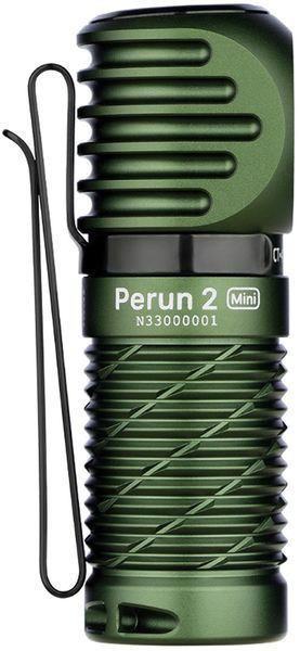 Ліхтар Olight Perun 2 Mini Od Green + Налобне кріплення (1100 Lm) 0.0000.0752 23704247 фото