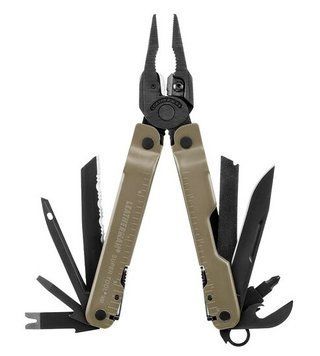 Мультитул Leatherman Super Tool 300M BLACK/COYOTE + Чохол Molle + набір біт + подовжувач бітотримача 832762 4008198 фото