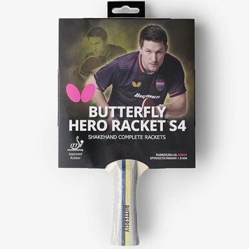 Ракетка для настільного тенісу Butterfly HERO Racket S4 Kristian Karlsson 6251740002 932287 фото