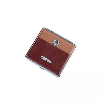Портсигар Laguiole 20 цигарок екокожа Коричневий (40268223) V77552495 фото